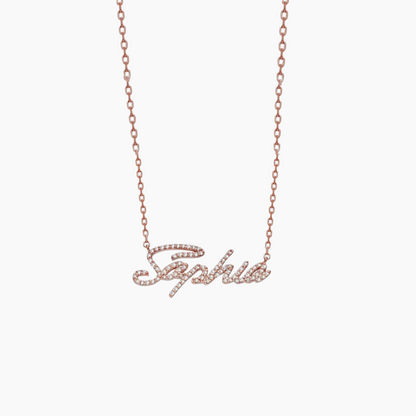 Diamond Name Necklace